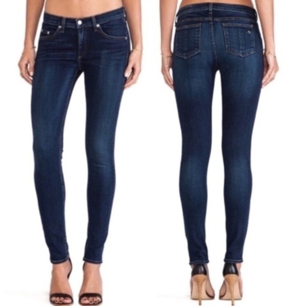 Rag & Bone Legging Stretchy Jeans Dark Wash 24